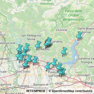 Mappa Centro Isla, 24021 Albino BG, Italia (16.725)