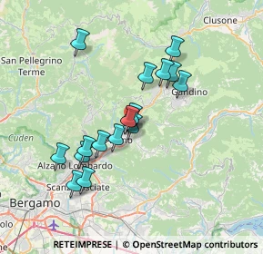 Mappa Centro Isla, 24021 Albino BG, Italia (6.01647)