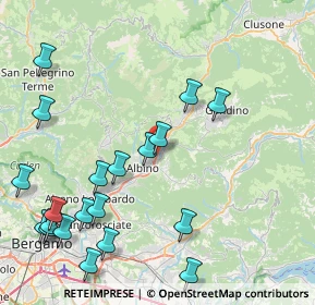 Mappa Centro Isla, 24021 Albino BG, Italia (10.33)