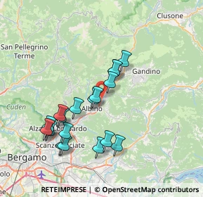 Mappa Centro Isla, 24021 Albino BG, Italia (7.05444)
