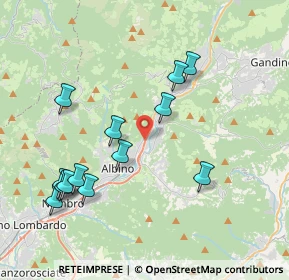 Mappa Via Isla, 24021 Albino BG, Italia (4.11692)