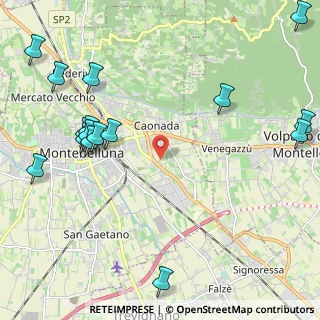 Mappa Vicolo Cavalcavia, 31044 Montebelluna TV, Italia (2.83313)