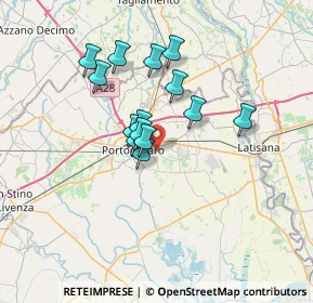 Mappa Via Villanova, 30026 Portogruaro VE, Italia (5.255)