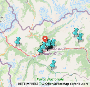 Mappa 11010 Gignod AO, Italia (9.98231)