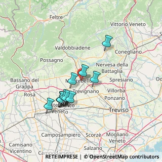 Mappa Viale P. Bertolini, 31044 Montebelluna TV, Italia (11.9225)
