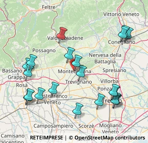 Mappa Via Alcide de Gasperi, 31044 Montebelluna TV, Italia (17.9715)