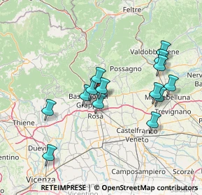 Mappa Via Marze, 36060 Romano D'ezzelino VI, Italia (13.93714)