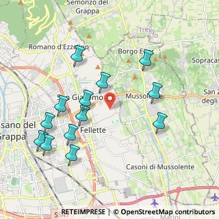 Mappa Via Marze, 36060 Romano D'ezzelino VI, Italia (2.07692)