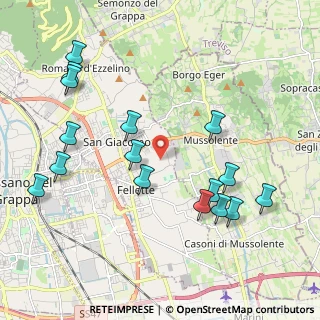 Mappa Via Marze, 36060 Romano D'ezzelino VI, Italia (2.28)