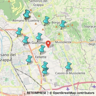 Mappa Via Marze, 36060 Romano D'ezzelino VI, Italia (2.34077)