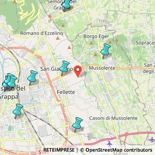 Mappa Via Marze, 36060 Romano D'ezzelino VI, Italia (3.24636)