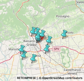 Mappa Via Marze, 36060 Romano D'ezzelino VI, Italia (4.84833)