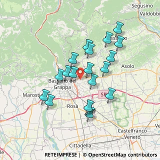 Mappa Via Marze, 36060 Romano D'ezzelino VI, Italia (6.42)