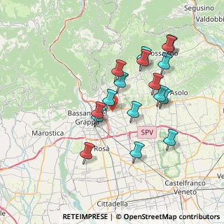 Mappa Via Marze, 36060 Romano D'ezzelino VI, Italia (6.78294)
