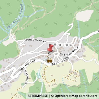 Mappa Via Chiesa, 1, 24060 Bianzano, Bergamo (Lombardia)