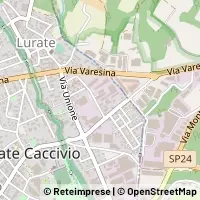 Kaart Lurate Caccivio