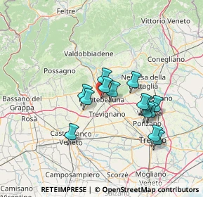 Mappa Via E. Toti, 31044 Montebelluna TV, Italia (11.54143)