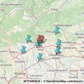Mappa Via Spin, 36060 Romano D'ezzelino VI, Italia (11.04)