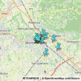 Mappa Via XXIV Maggio, 31044 Montebelluna TV, Italia (0.74214)