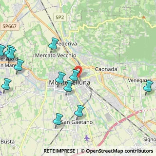 Mappa Via XXIV Maggio, 31044 Montebelluna TV, Italia (3.08929)
