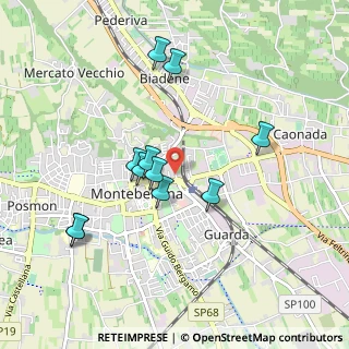 Mappa Via XXIV Maggio, 31044 Montebelluna TV, Italia (0.85455)