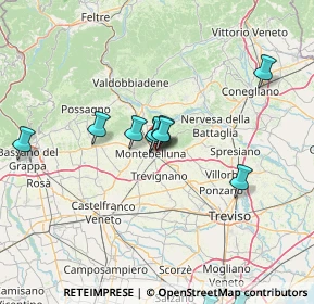 Mappa Via Livenza, 31044 Montebelluna TV, Italia (14.77545)