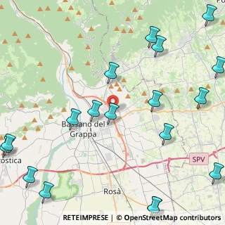 Mappa Via Madonnetta, 36060 Romano D'ezzelino VI, Italia (6.26722)