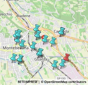 Mappa Via Sile, 31044 Montebelluna TV, Italia (0.9355)