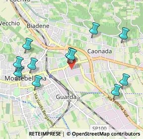 Mappa Via Sile, 31044 Montebelluna TV, Italia (1.12273)