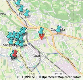 Mappa Via Sile, 31044 Montebelluna TV, Italia (1.264)