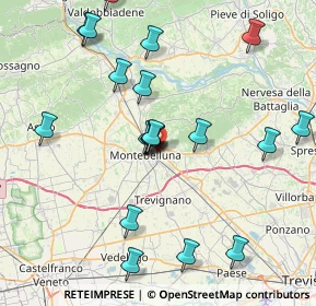 Mappa Via Sile, 31044 Montebelluna TV, Italia (8.328)