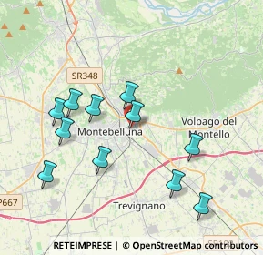 Mappa Via Sile, 31044 Montebelluna TV, Italia (3.79182)