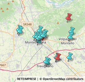 Mappa Via Sile, 31044 Montebelluna TV, Italia (3.15111)