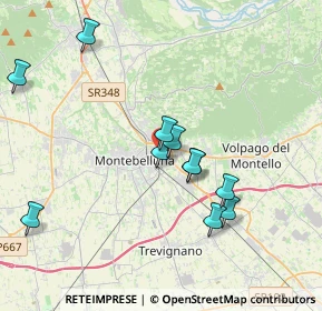 Mappa Via Sile, 31044 Montebelluna TV, Italia (3.58727)