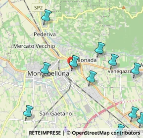 Mappa Via Sile, 31044 Montebelluna TV, Italia (2.75091)