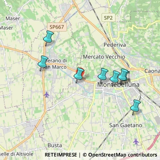 Mappa Via Buozzi Bruno, 31044 Montebelluna TV, Italia (2.72182)