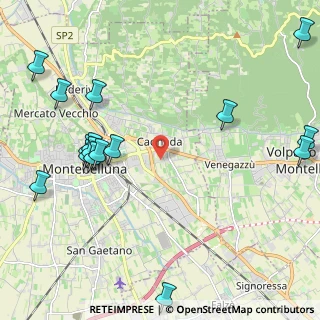 Mappa Via Bacchieghe, 31044 Montebelluna TV, Italia (2.755)
