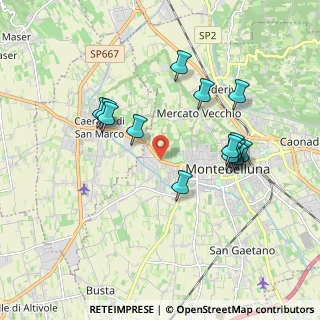 Mappa Via dei Chive, 31044 Montebelluna TV, Italia (1.76643)