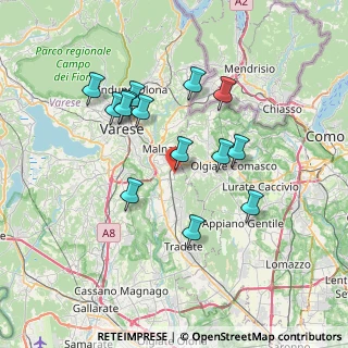 Mappa Via Edmondo de Amicis, 21040 Vedano Olona VA, Italia (6.64929)