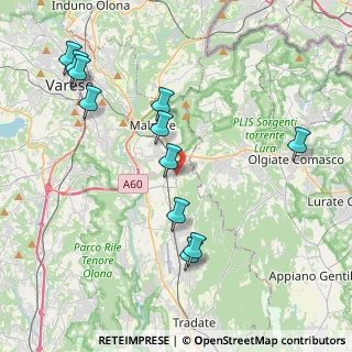 Mappa Via Edmondo de Amicis, 21040 Vedano Olona VA, Italia (4.39909)