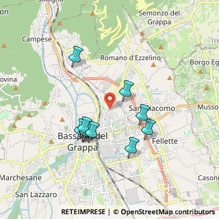 Mappa Via Monte Pertica, 36061 Bassano del Grappa VI, Italia (1.61545)