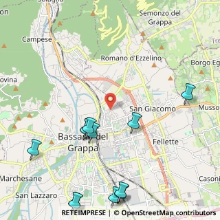Mappa Via Monte Pertica, 36061 Bassano del Grappa VI, Italia (2.80917)