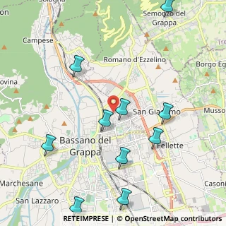 Mappa Via Monte Pertica, 36061 Bassano del Grappa VI, Italia (2.66636)