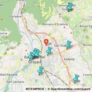 Mappa Via Monte Pertica, 36061 Bassano del Grappa VI, Italia (2.38273)
