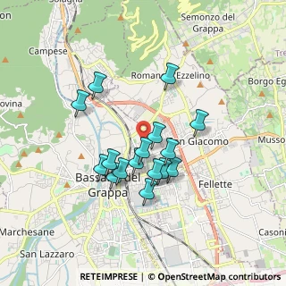 Mappa Via Monte Pertica, 36061 Bassano del Grappa VI, Italia (1.43188)