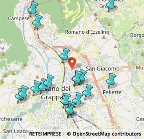 Mappa Via Monte Pertica, 36061 Bassano del Grappa VI, Italia (2.23111)