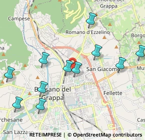 Mappa Via Monte Pertica, 36061 Bassano del Grappa VI, Italia (2.24364)