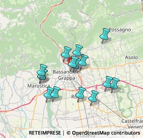 Mappa Via Monte Pertica, 36061 Bassano del Grappa VI, Italia (6.106)