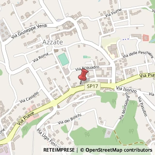 Mappa Via Piave, 69, 21022 Azzate, Varese (Lombardia)