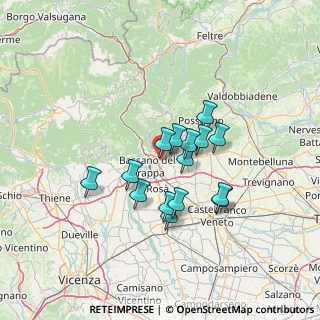 Mappa Via Ippolito Nievo, 36060 Romano D'ezzelino VI, Italia (10.54667)